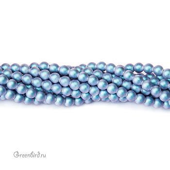 Swarovski 5810 Жемчуг 3 мм, иризирующий светло-синий (#948), уп. 50 шт.